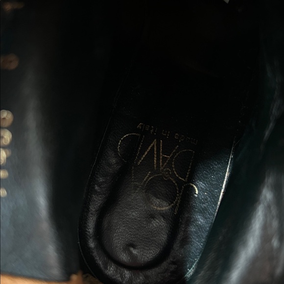 Joan & David Leather slip on tassel zip up back Boots Made in Italy size 8 - Picture 15 of 16